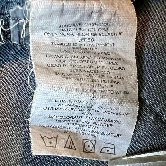 THREAD & SUPPLY Pull On Jogger Pants Linen Blend Elastic Waist Vintage Black M - Picture 6 of 9